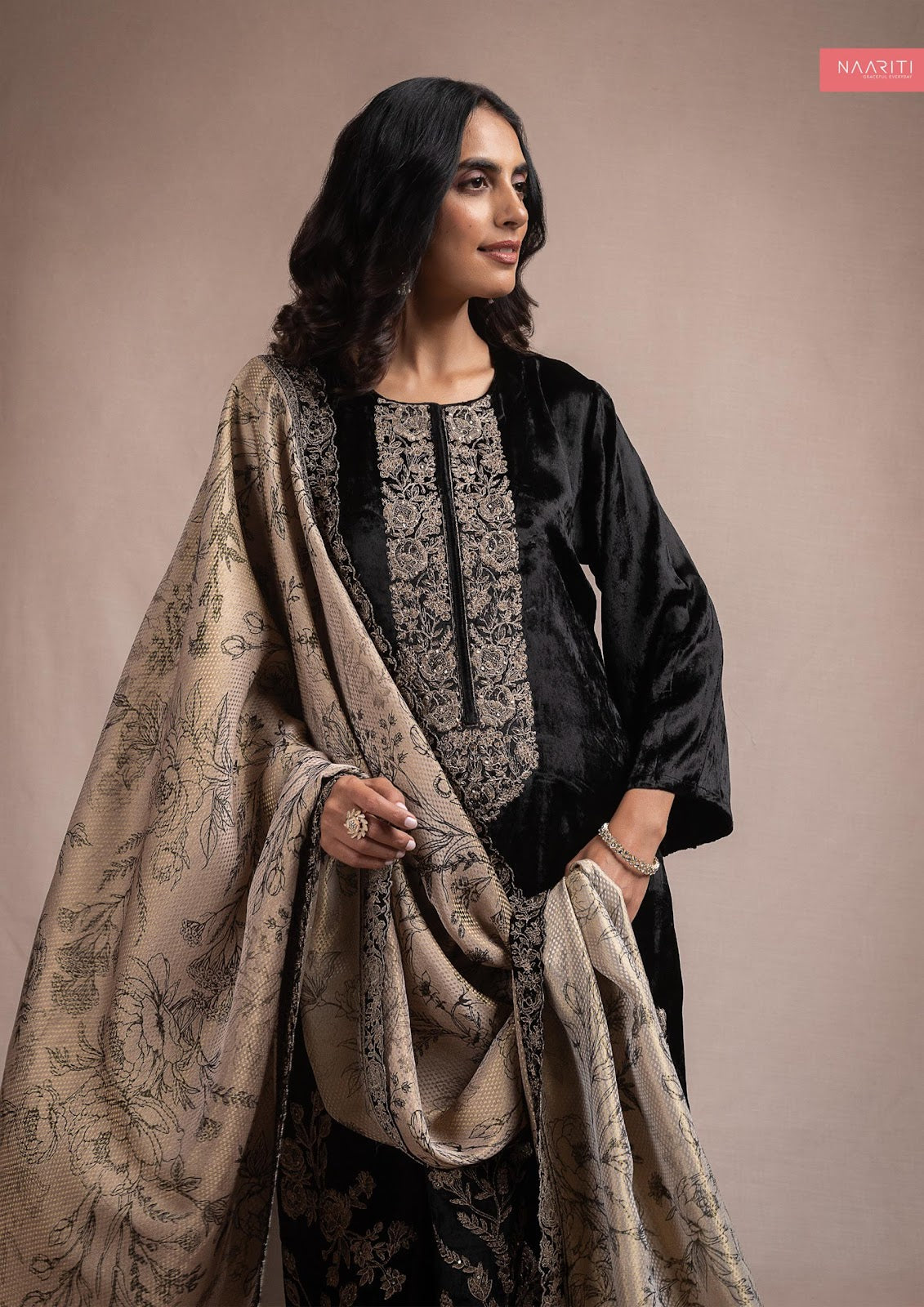 Ashnoor Naariti Velvet Suits Supplier