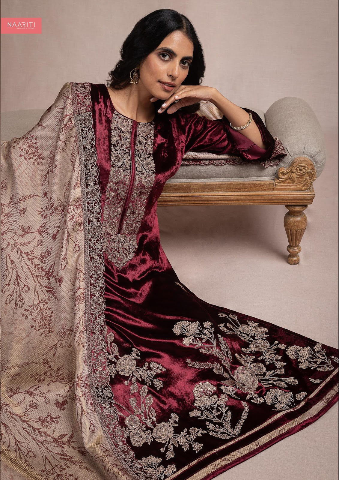Ashnoor Naariti Velvet Suits Supplier