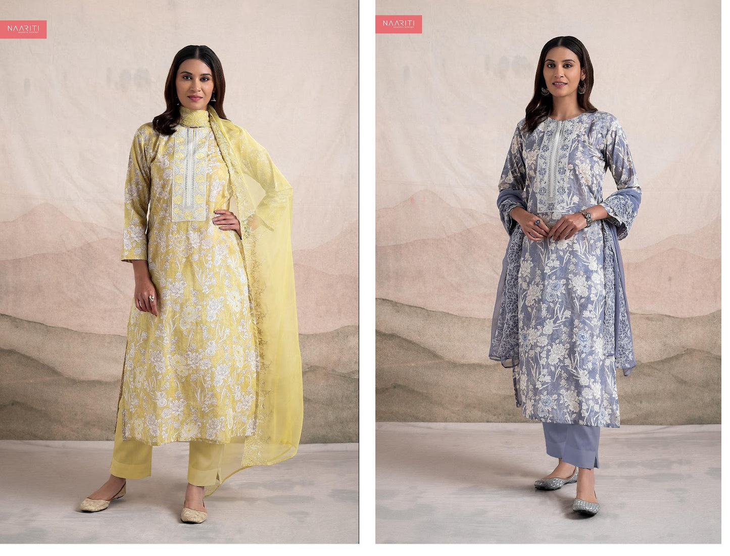 Asifa Naariti Lawn Pant Style Suits Exporter Ahmedabad