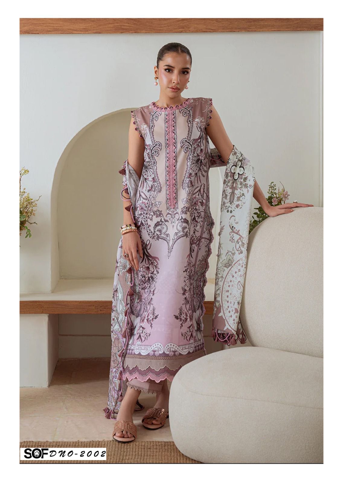 Asim Jofa Vol 2 Shree Om Mix Cotton Karachi Salwar Suits Wholesale