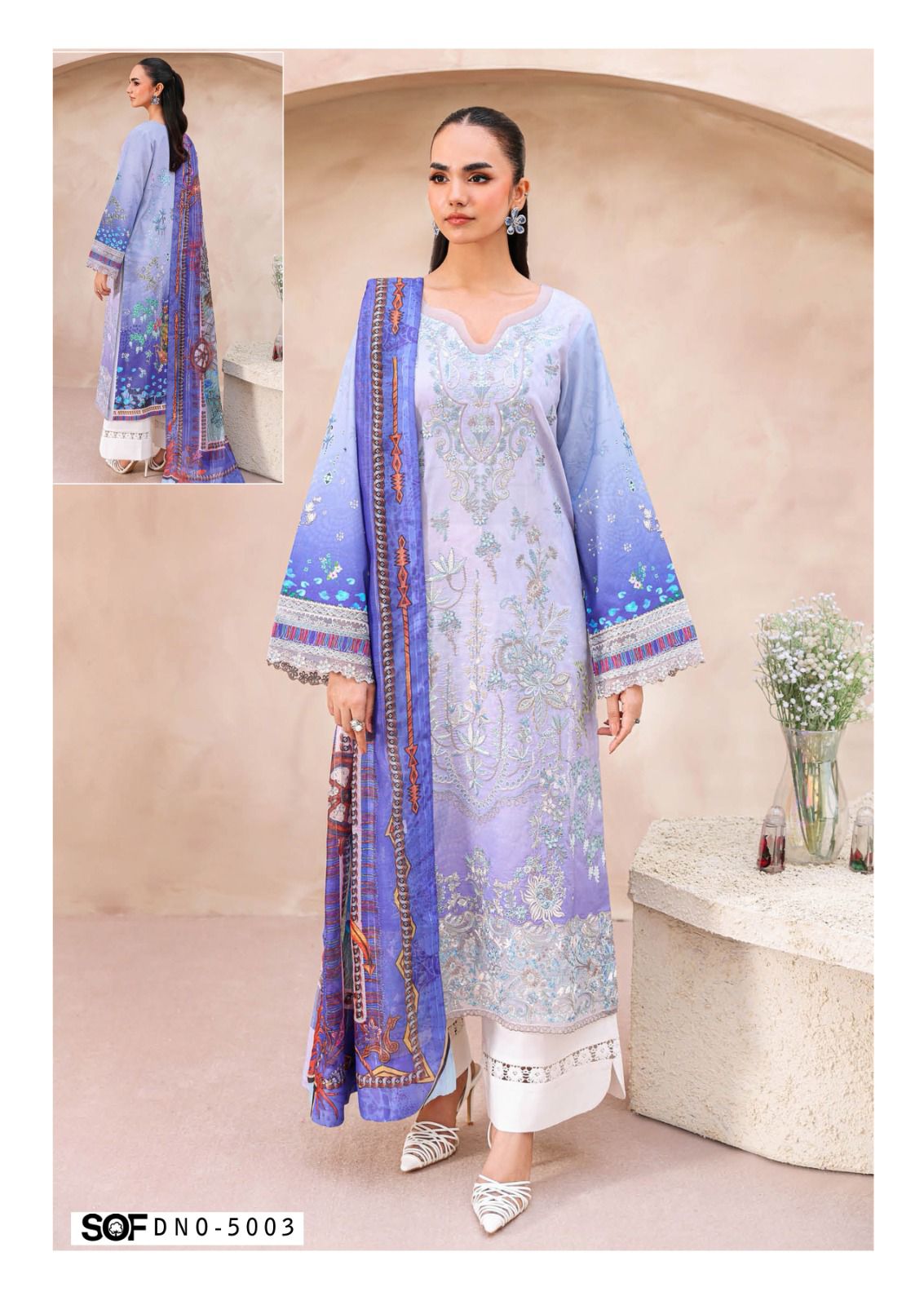 Asim Jofa Vol 5 Shree Om Cotton Karachi Salwar Suits Wholesale Price