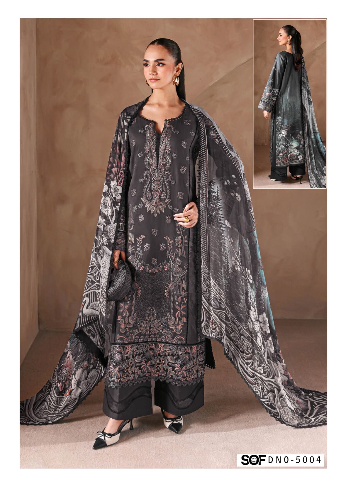 Asim Jofa Vol 5 Shree Om Cotton Karachi Salwar Suits Wholesale Price