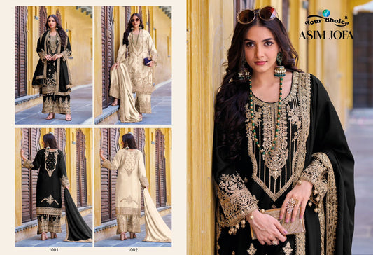Asim Jofa Your Choice Chinon Pakistani Readymade Suits