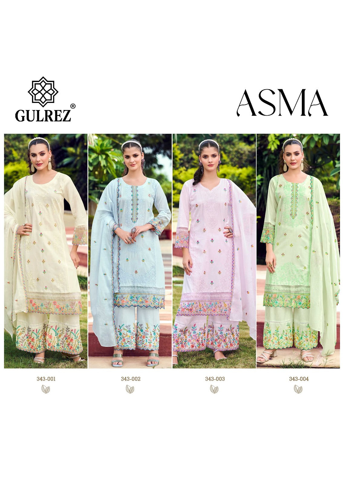 Asma Gulrez Cotton Karachi Readymade Suits Manufacturer