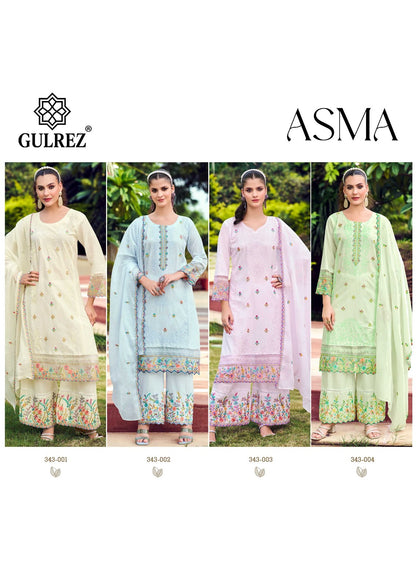 Asma Gulrez Cotton Karachi Readymade Suits Manufacturer