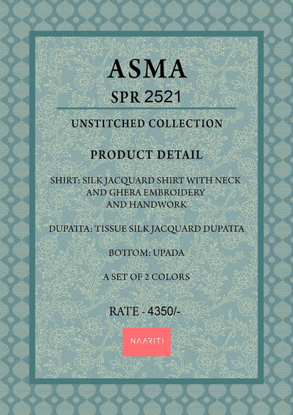Asma Naariti Silk Pant Style Suits Wholesaler Gujarat