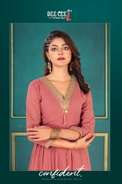 Asmita Deecee Georgette Anarkali Kurtis Manufacturer India