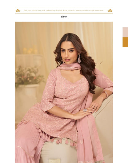 Asmita Sayuri Georgette Readymade Suits Supplier Gujarat