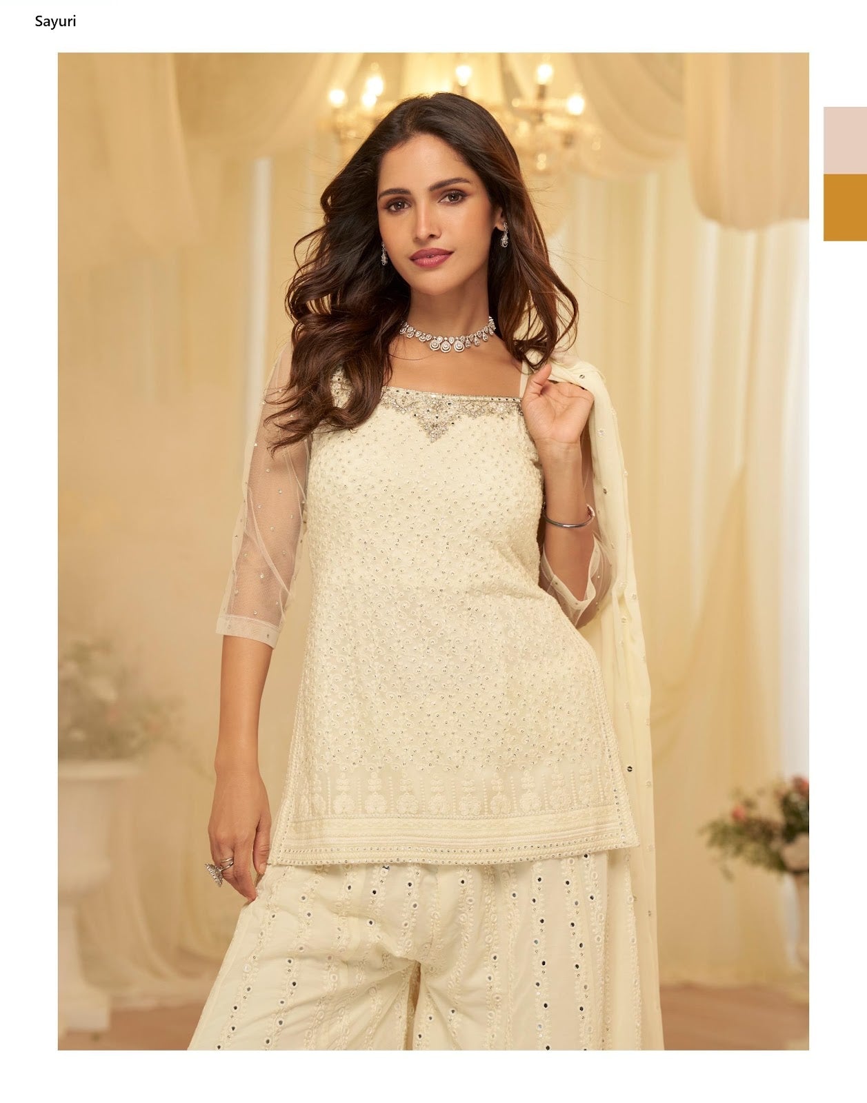 Asmita Sayuri Georgette Readymade Suits Supplier Gujarat