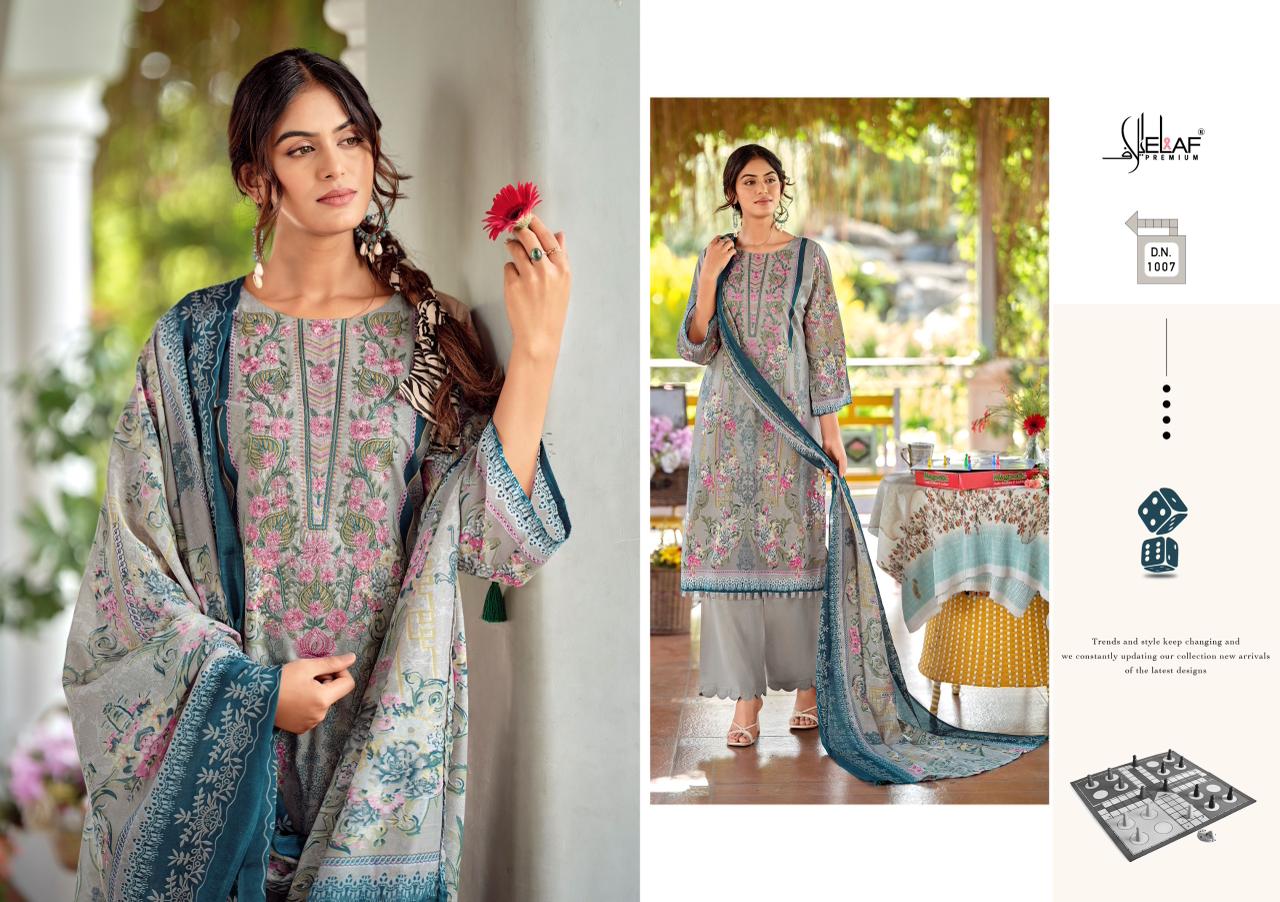 Asrajofa Vol 1 Elaf Indo Cotton Karachi Readymade Suits Wholesale Rate