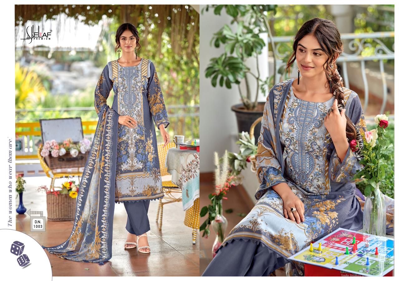 Asrajofa Vol 1 Elaf Indo Cotton Karachi Readymade Suits Wholesale Rate