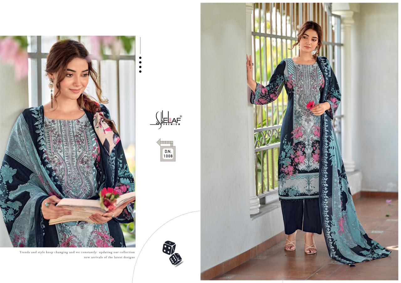 Asrajofa Vol 1 Elaf Indo Cotton Karachi Readymade Suits Wholesale Rate