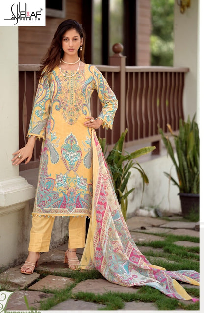 Asrajofa Vol 2 Elaf Mix Cotton Karachi Readymade Suits Exporter Ahmedabad