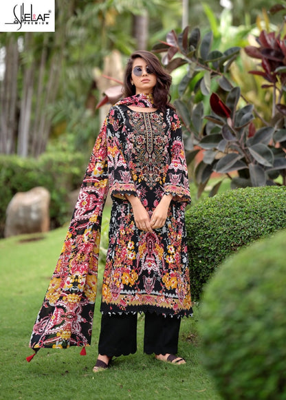 Asrajofa Vol 2 Elaf Mix Cotton Karachi Readymade Suits Exporter Ahmedabad