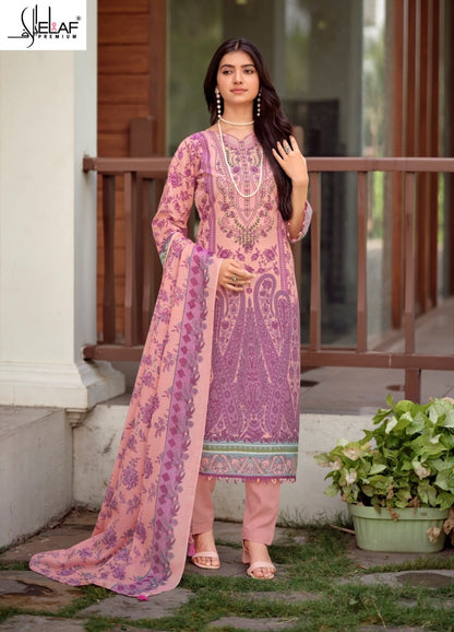 Asrajofa Vol 2 Elaf Mix Cotton Karachi Readymade Suits Exporter Ahmedabad