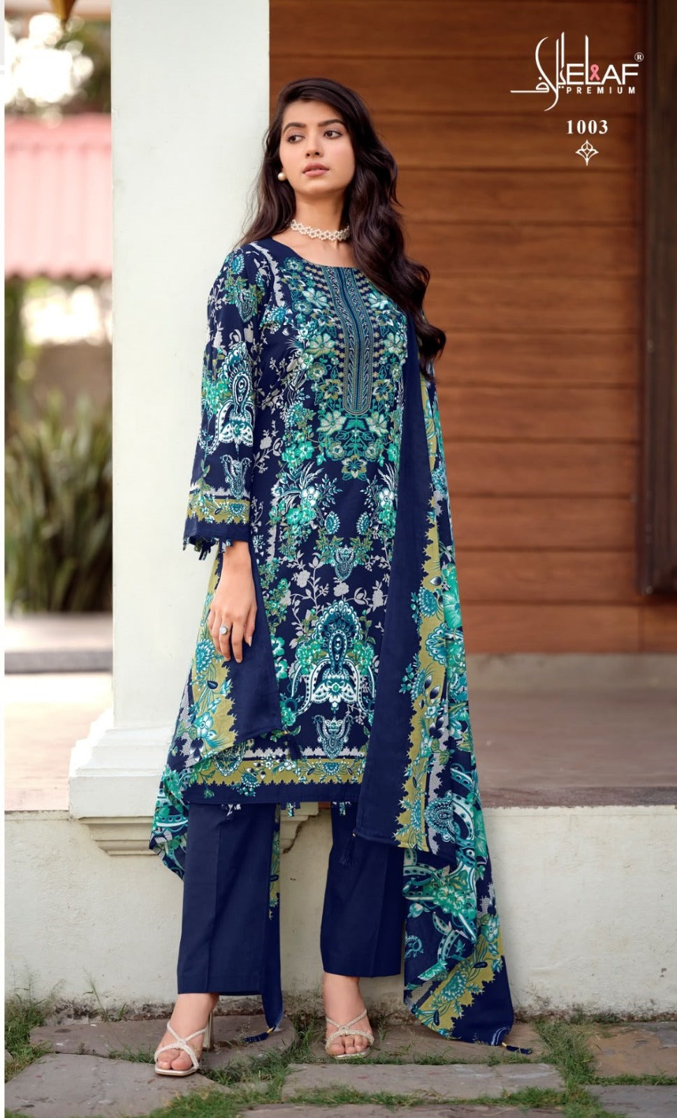 Asrajofa Vol 2 Elaf Mix Cotton Karachi Readymade Suits Exporter Ahmedabad