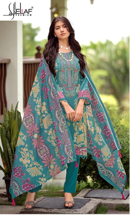 Asrajofa Vol 2 Elaf Mix Cotton Karachi Readymade Suits Exporter Ahmedabad