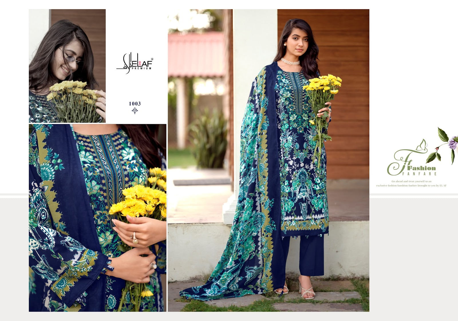 Asrajofa Vol 2 Elaf Cotton Karachi Salwar Suits Wholesaler Ahmedabad
