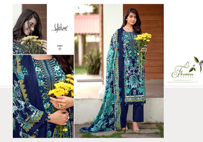 Asrajofa Vol 2 Elaf Cotton Karachi Salwar Suits Wholesaler Ahmedabad