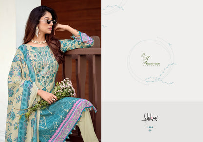 Asrajofa Vol 2 Elaf Cotton Karachi Salwar Suits Wholesaler Ahmedabad