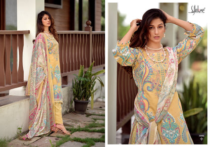 Asrajofa Vol 2 Elaf Cotton Karachi Salwar Suits Wholesaler Ahmedabad