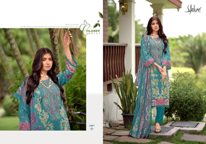 Asrajofa Vol 2 Elaf Cotton Karachi Salwar Suits Wholesaler Ahmedabad