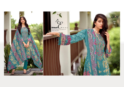 Asrajofa Vol 2 Elaf Cotton Karachi Salwar Suits Wholesaler Ahmedabad