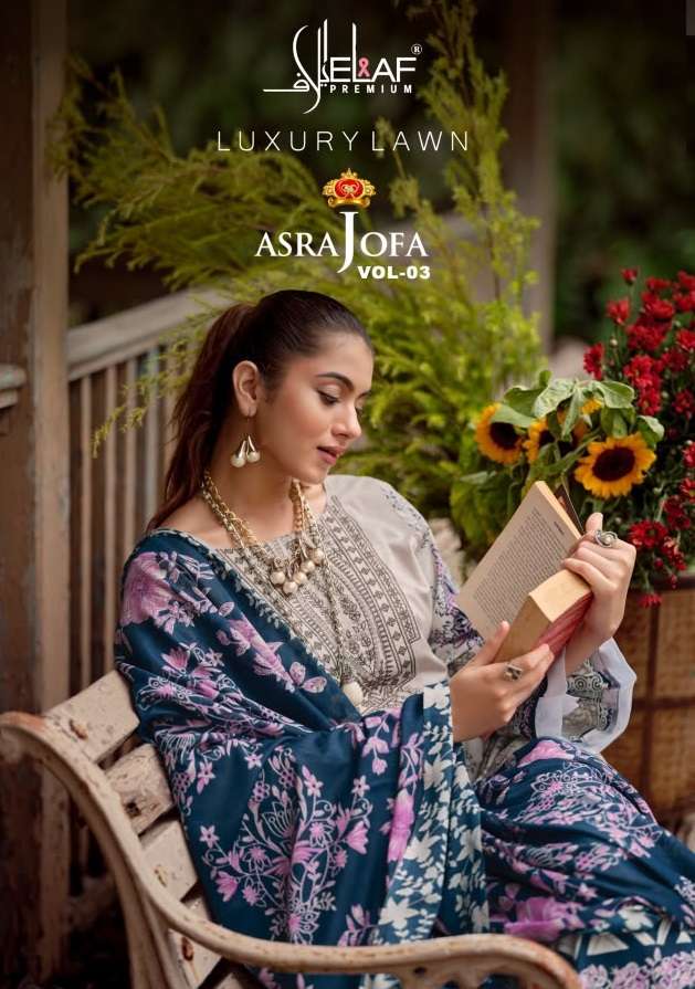 Asrajofa Vol 3 Elaf Soft Cotton Karachi Readymade Suits Manufacturer Gujarat