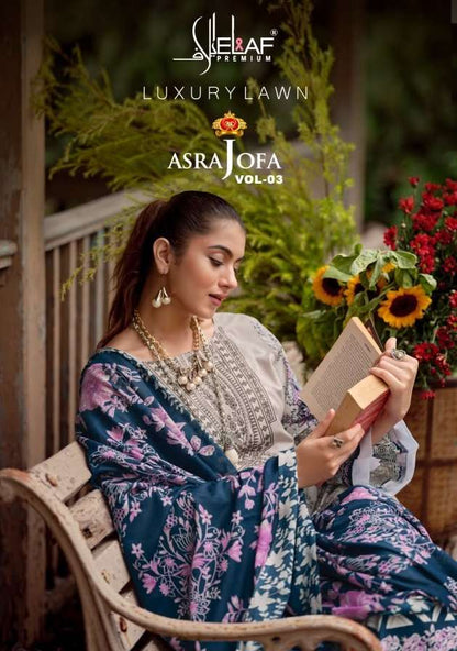 Asrajofa Vol 3 Elaf Soft Cotton Karachi Readymade Suits Manufacturer Gujarat