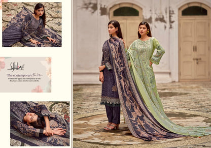 Asrajofa Vol 4 Elaf Cotton Karachi Salwar Suits Exporter India