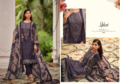 Asrajofa Vol 4 Elaf Cotton Karachi Salwar Suits Exporter India