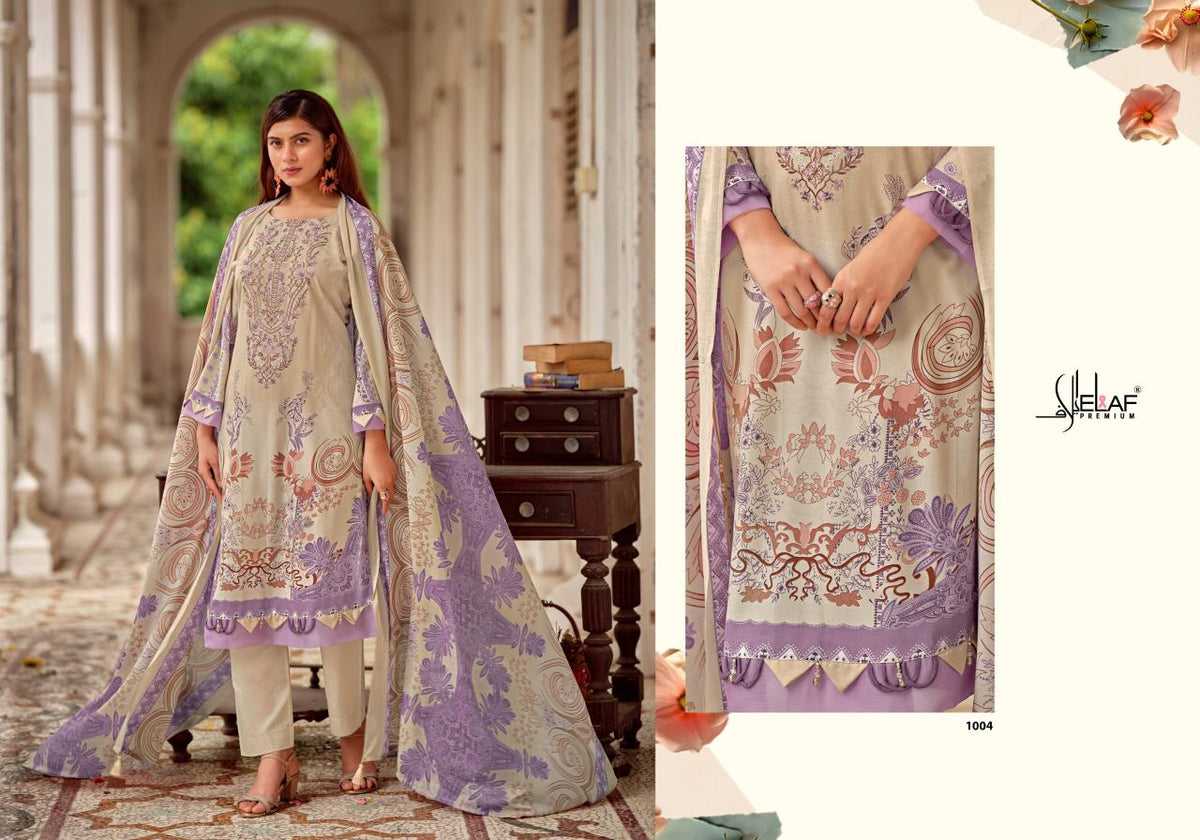 Asrajofa Vol 4 Elaf Cotton Karachi Salwar Suits Exporter India