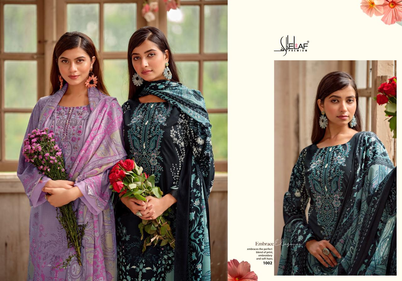 Asrajofa Vol 4 Elaf Cotton Karachi Salwar Suits Exporter India