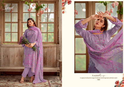 Asrajofa Vol 4 Elaf Cotton Karachi Salwar Suits Exporter India