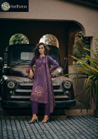 Assis Sadhana Pashmina Suits Manufacturer India