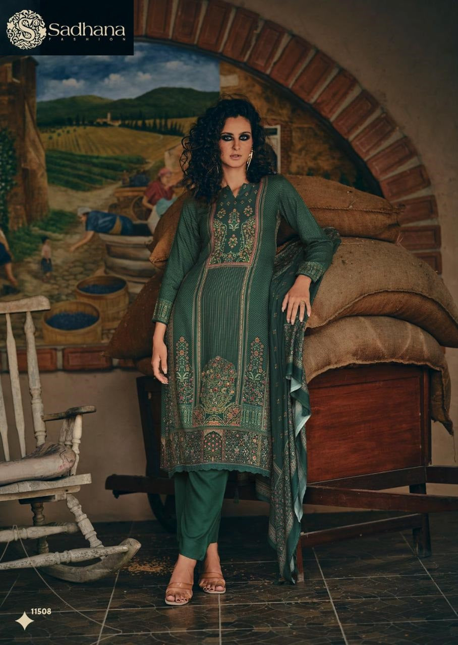 Assis Sadhana Pashmina Suits Manufacturer India