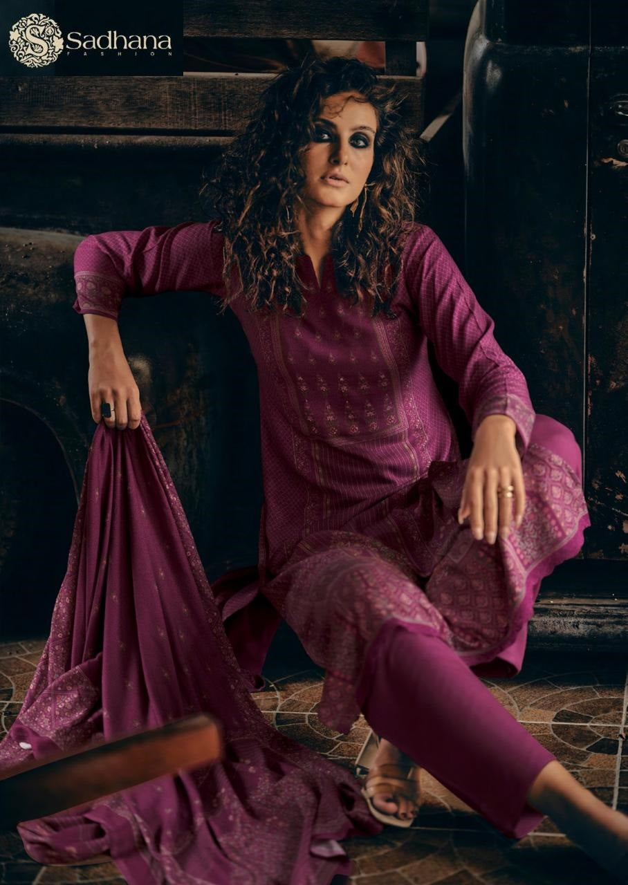 Assis Sadhana Pashmina Suits Manufacturer India