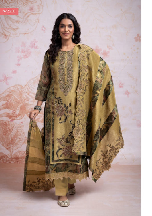 Asvah Naariti Tissue Pant Style Suits Exporter India