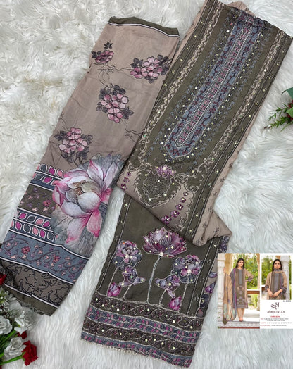 At-239 Amrutvela Viscose Muslin Pakistani Readymade Suits Wholesale Price