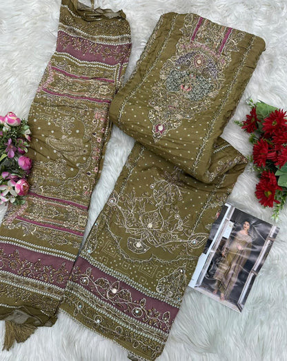 At 173 Amrutvela Viscose Muslin Karachi Salwar Suits Exporter Ahmedabad