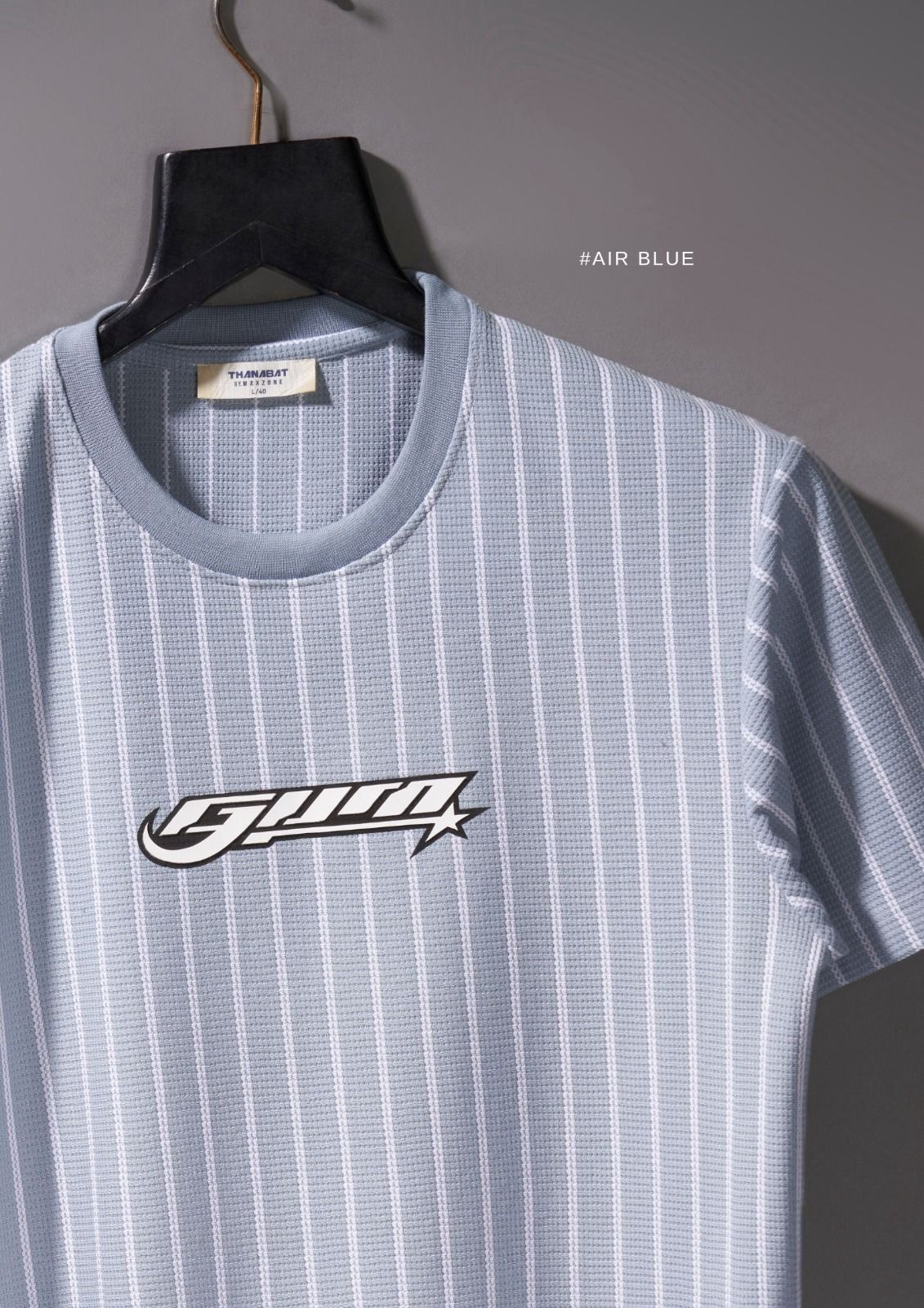 At J F 2 Dn 2264 Maxzone Clothing Waffle Mens Tshirts Wholesaler