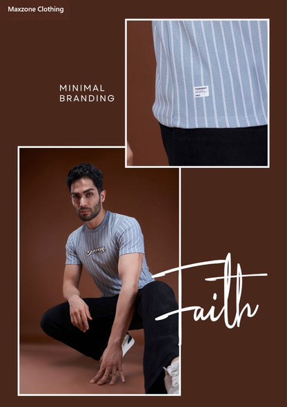 At J F 2 Dn 2264 Maxzone Clothing Waffle Mens Tshirts Wholesaler