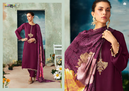 Ather Rangati Prints Gaji Silk Pant Style Suits Wholesale Price