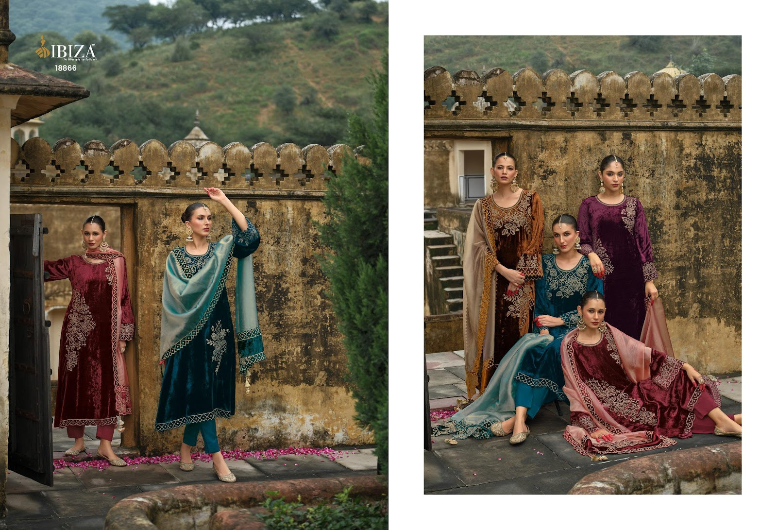Attar Ibiza Velvet Suits Manufacturer Gujarat
