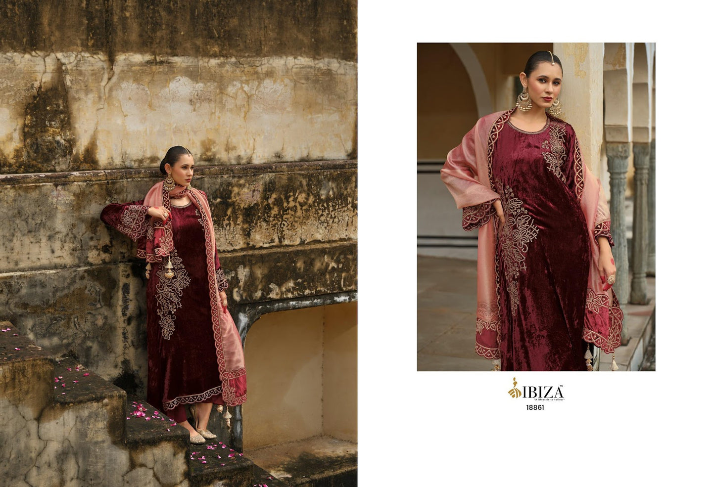 Attar Ibiza Velvet Suits Manufacturer Gujarat