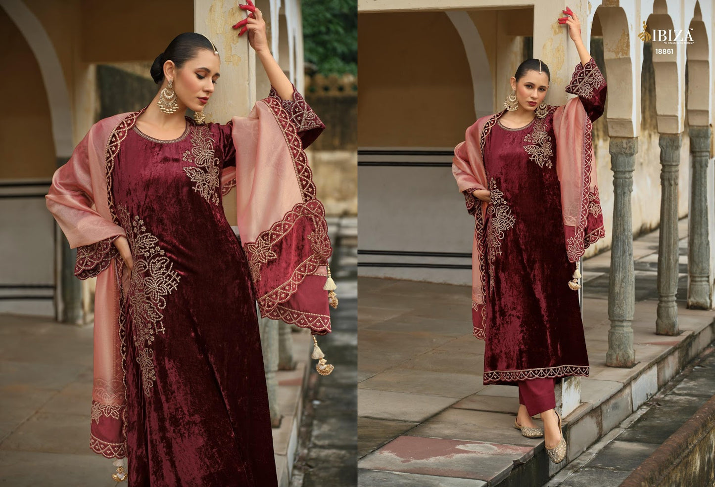 Attar Ibiza Velvet Suits Manufacturer Gujarat