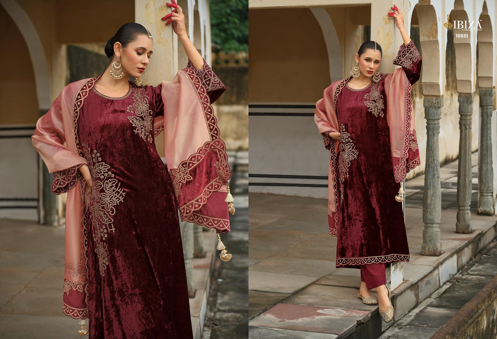 Attar Ibiza Velvet Suits Manufacturer Gujarat