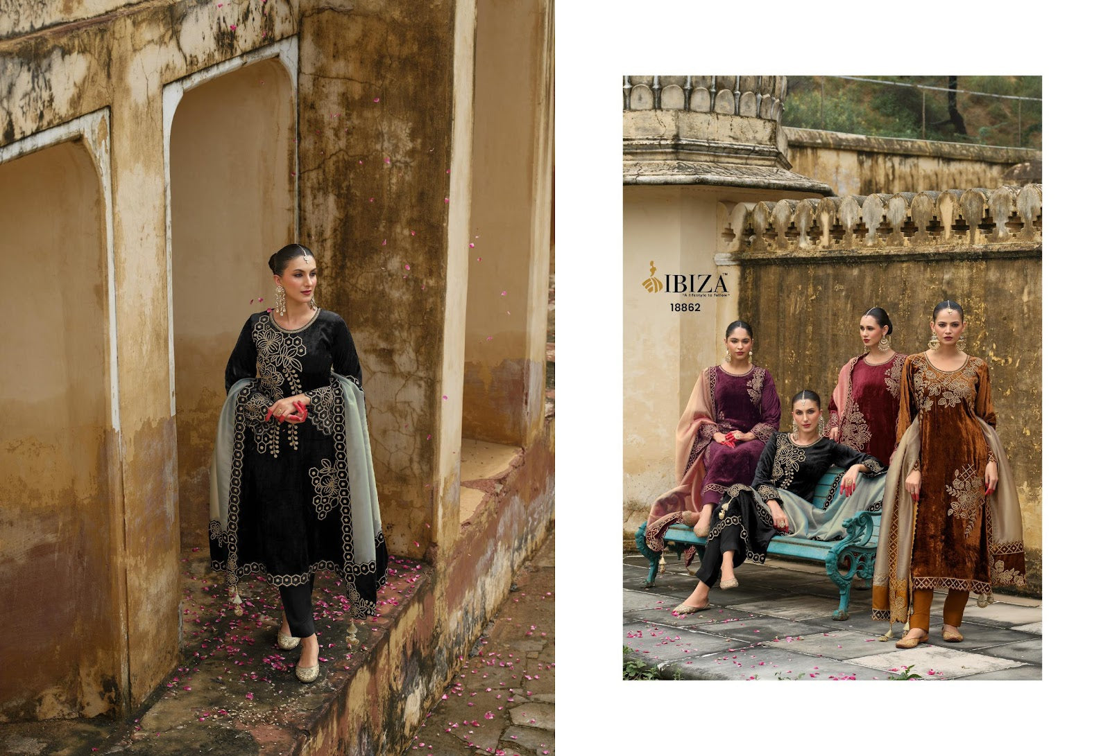 Attar Ibiza Velvet Suits Manufacturer Gujarat