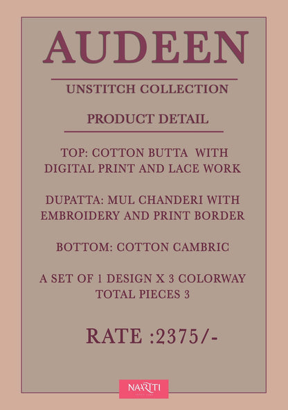 Audeen Naariti Cotton Salwar Suits Exporter Ahmedabad
