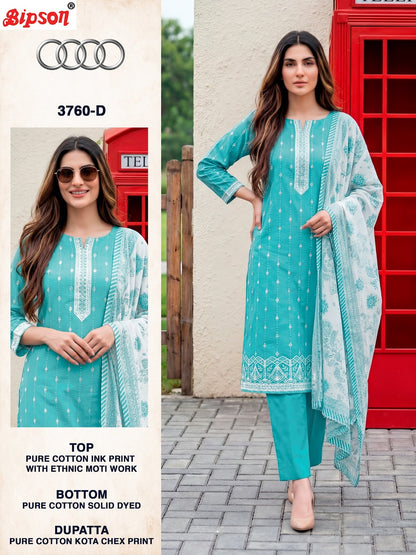 Audi 3760 Bipson Prints Pure Cotton Pant Style Suits Supplier Gujarat